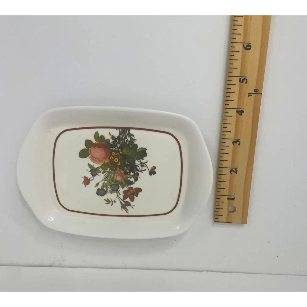 Vintage Mini Tray - Botanical try - Melamine Tray